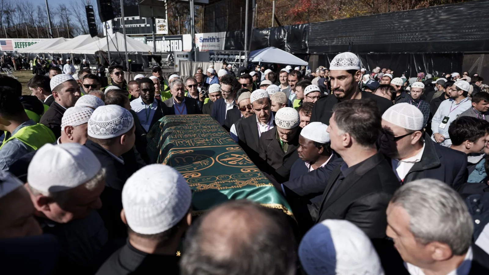 Mass funeral held in Gaza City for 112 victims of 2023 Israeli strike